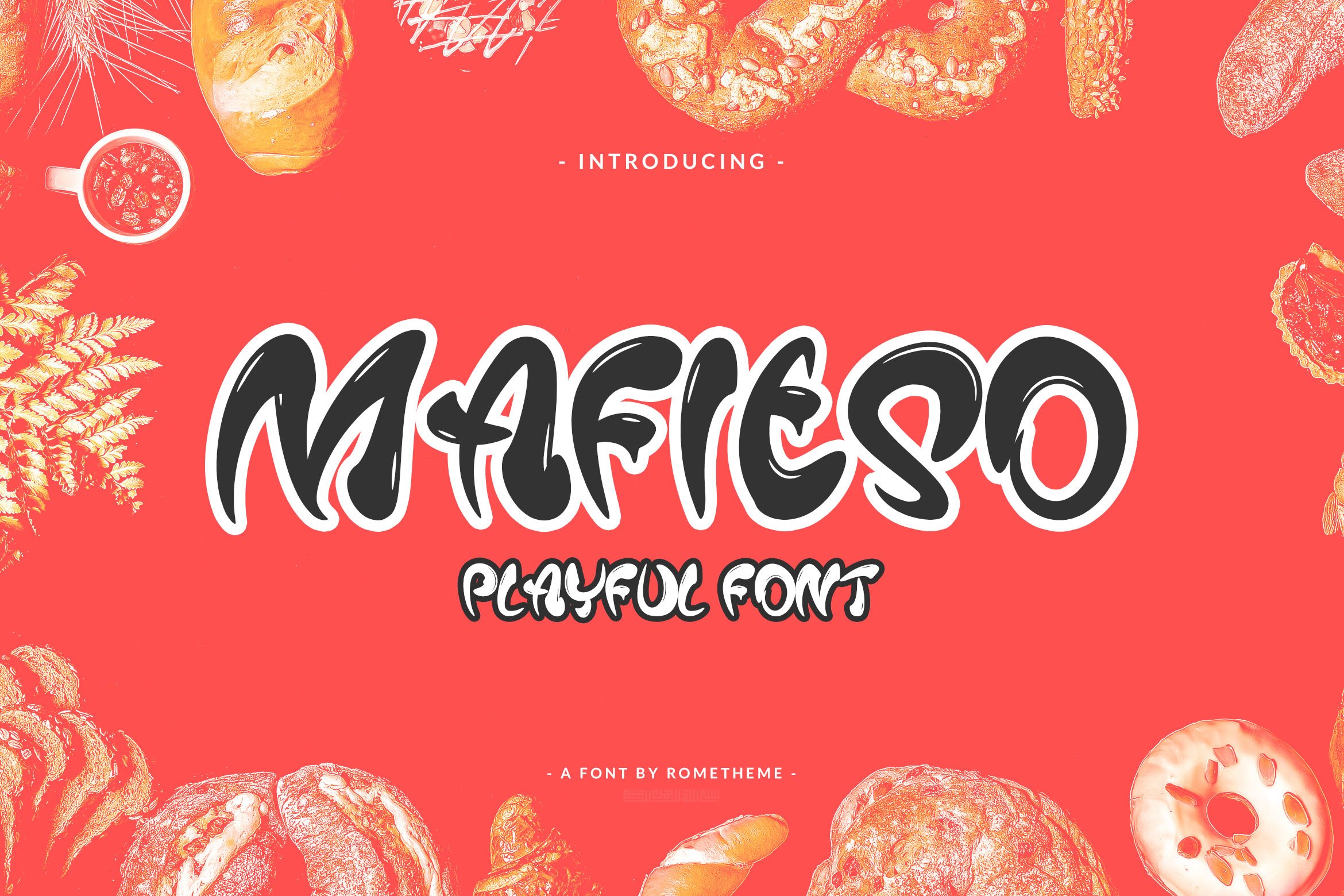 Mafieso - Playful Font cover image.