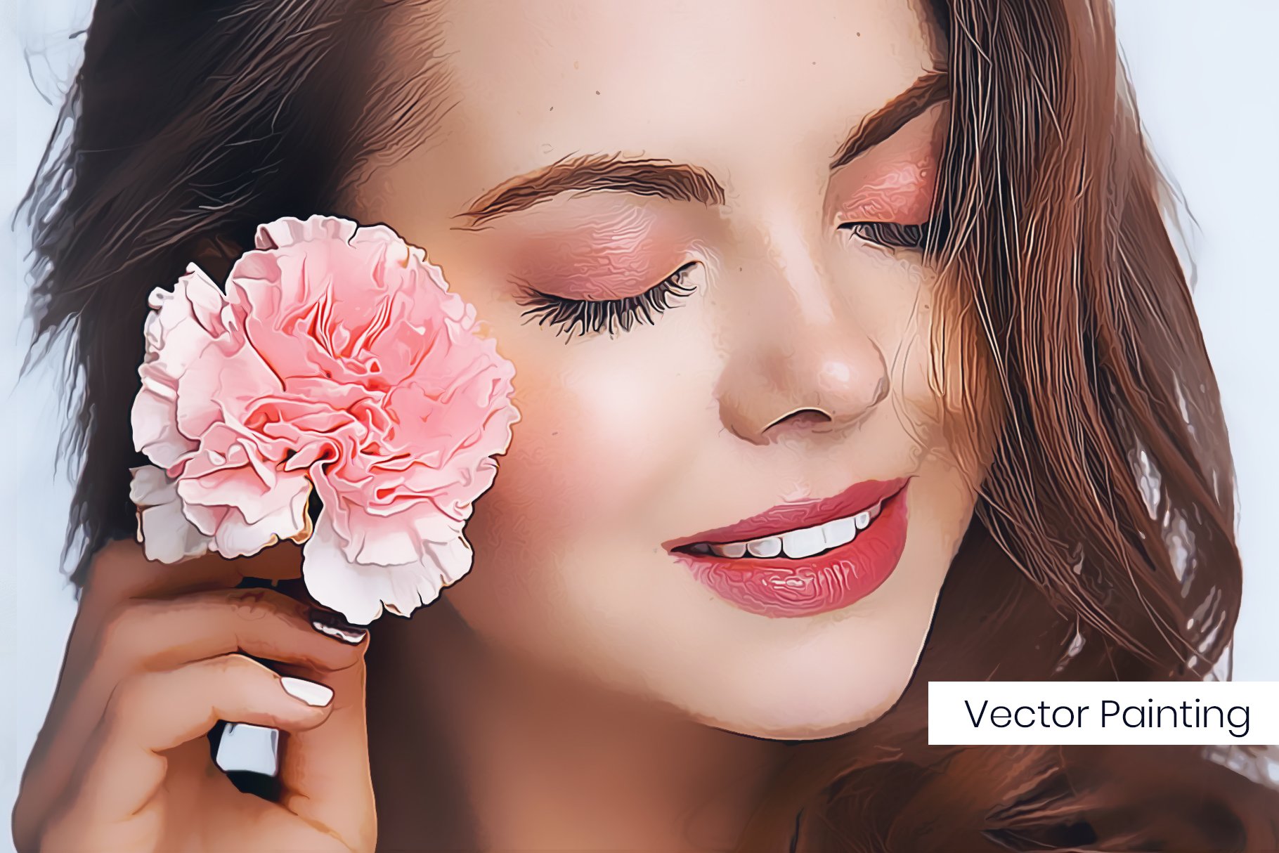 Vector Painting PS Actionspreview image.