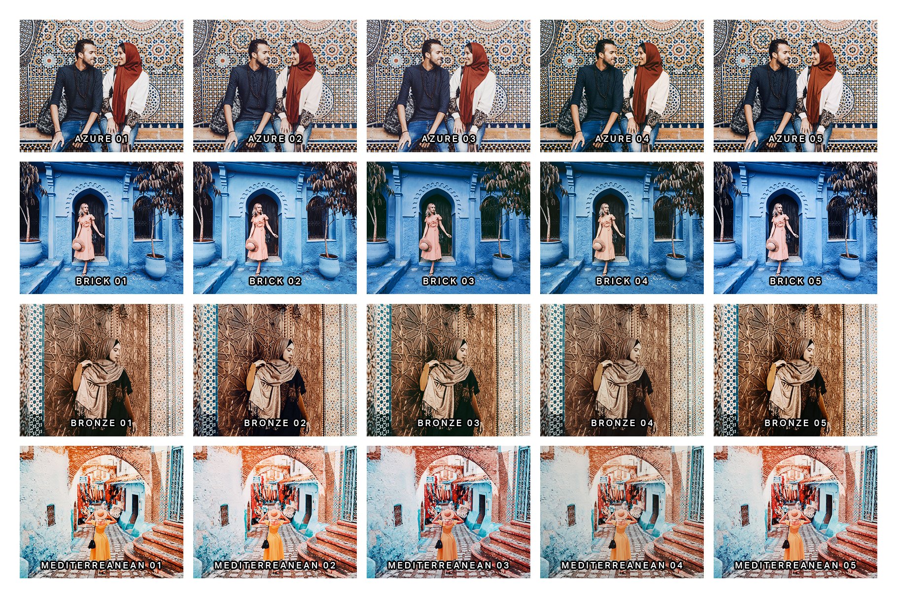 20 Moroccan Lightroom Presets & LUTspreview image.