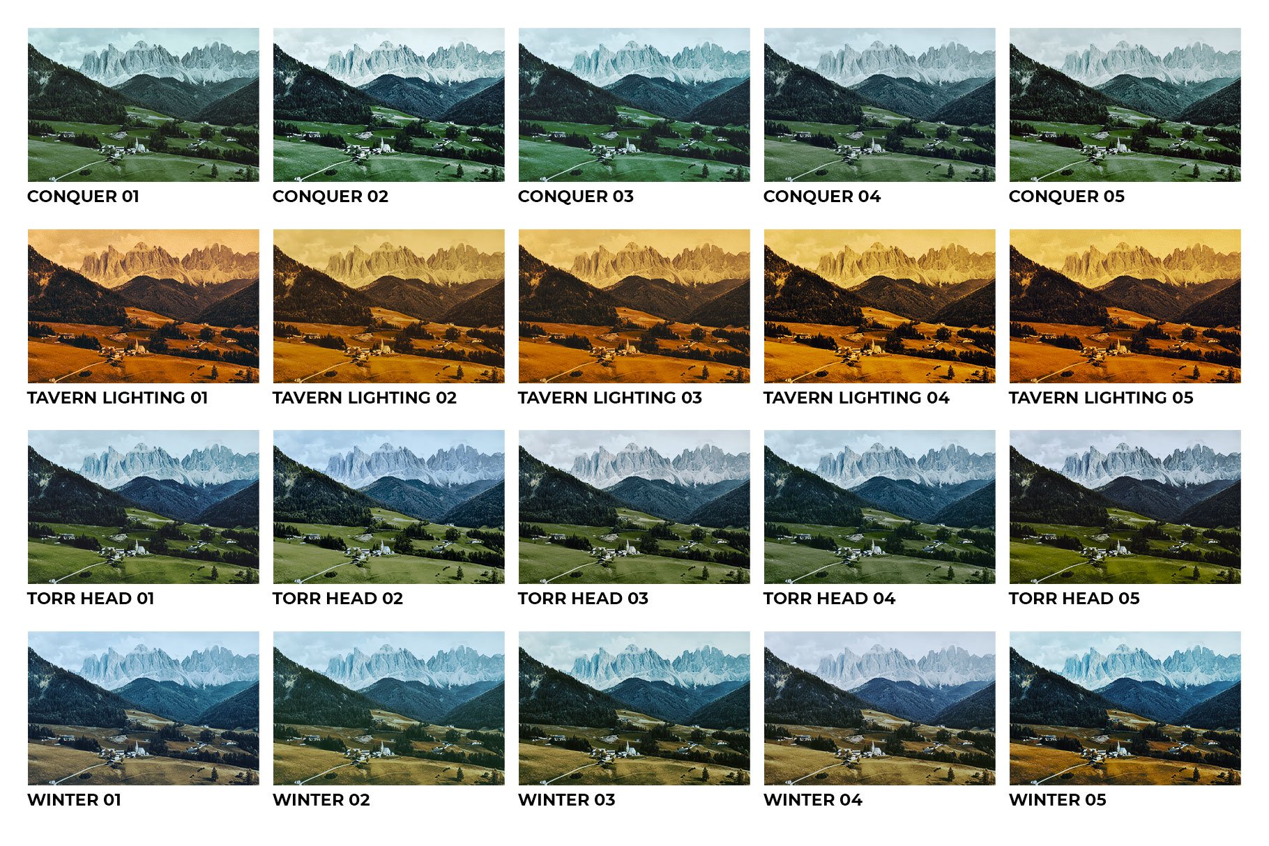 20 Norsk Invasion Lightroom Presetspreview image.