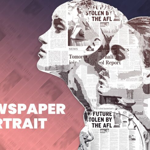 Newspaper Portrait PS Actioncover image.