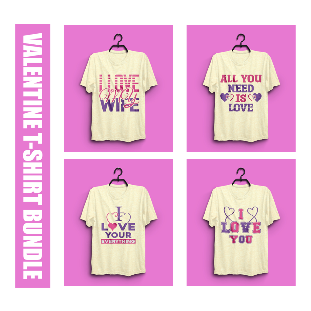 SVG Valentine T shirt Design Bundle - MasterBundles