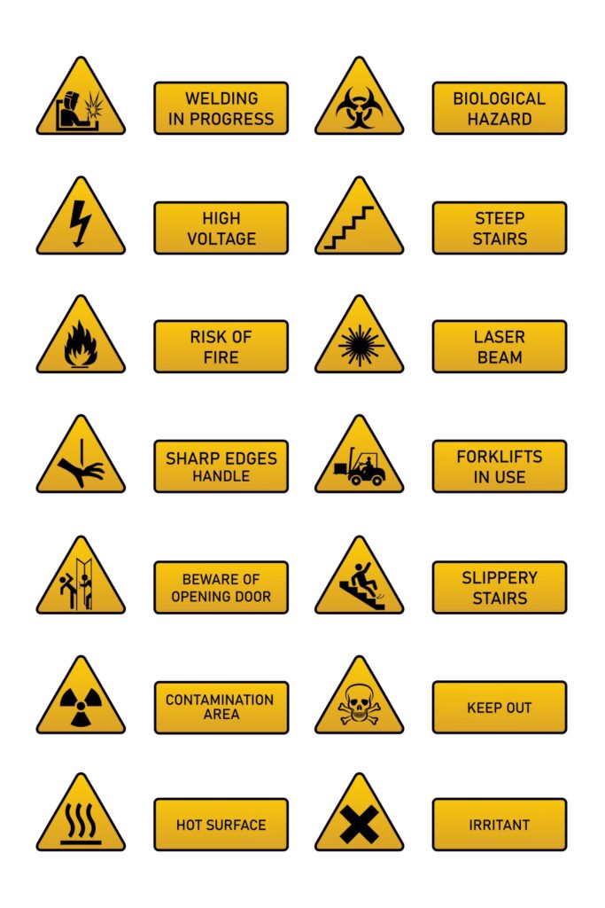 Warning Sign vector - MasterBundles