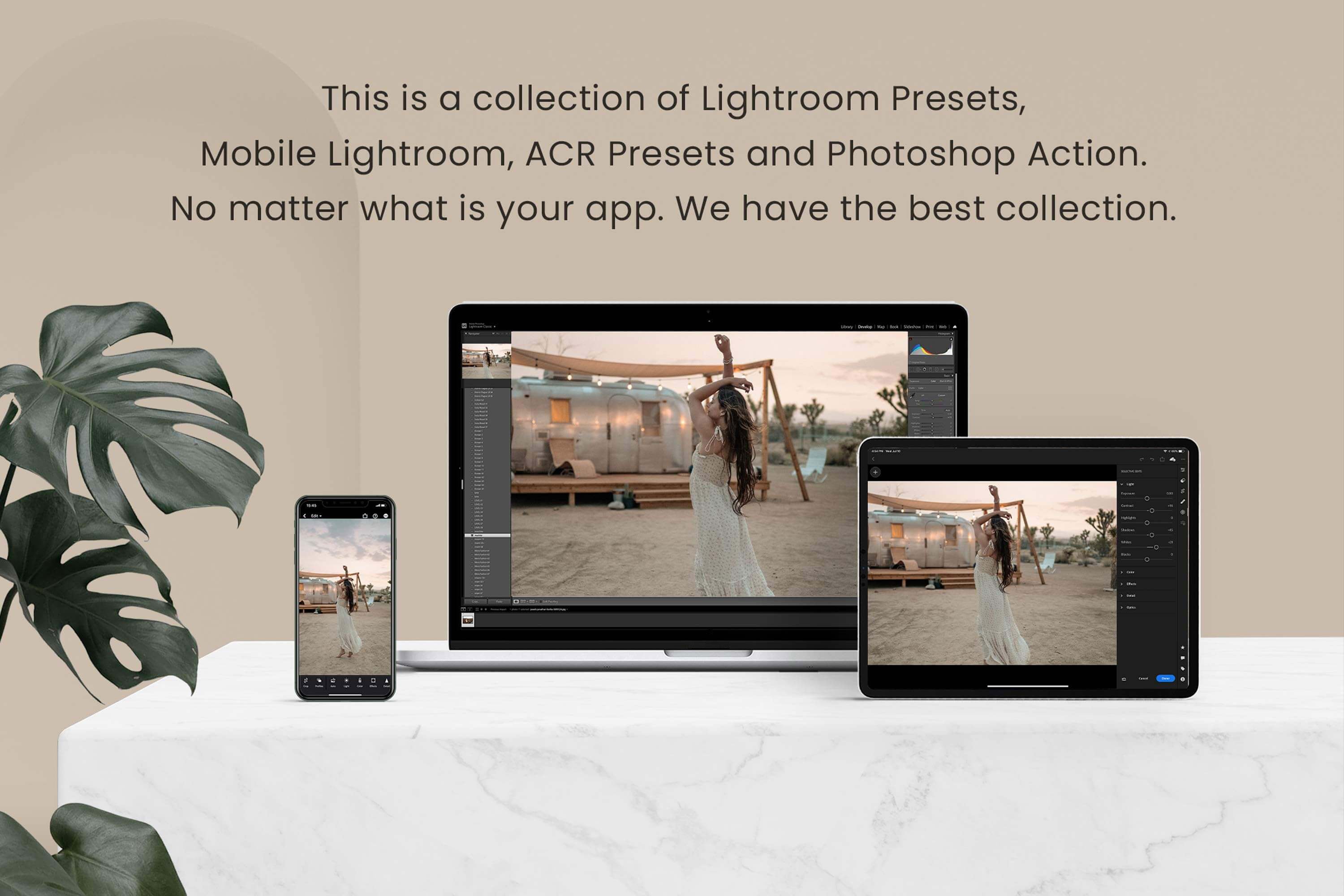 13 Pro Latte lightroom presetspreview image.