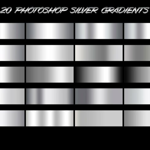Photoshop white gold gradientscover image.