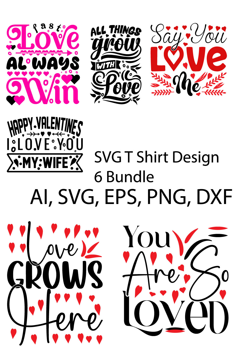 SVG, T-Shirt design pinterest preview image.