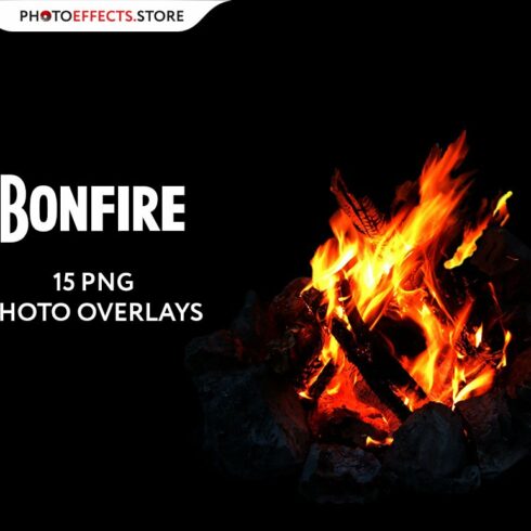 +15 Bonfire Photo Overlayscover image.