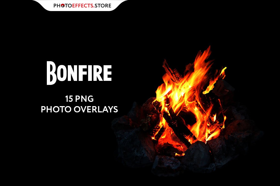 +15 Bonfire Photo Overlayscover image.