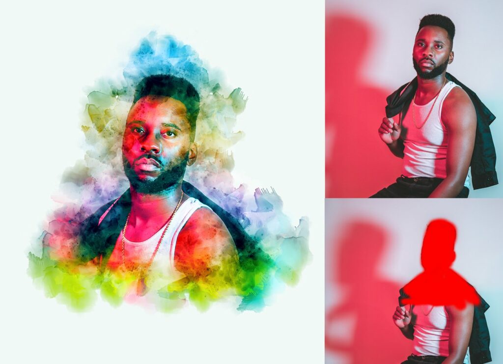 Watercolor Painting Photoshop Action – MasterBundles
