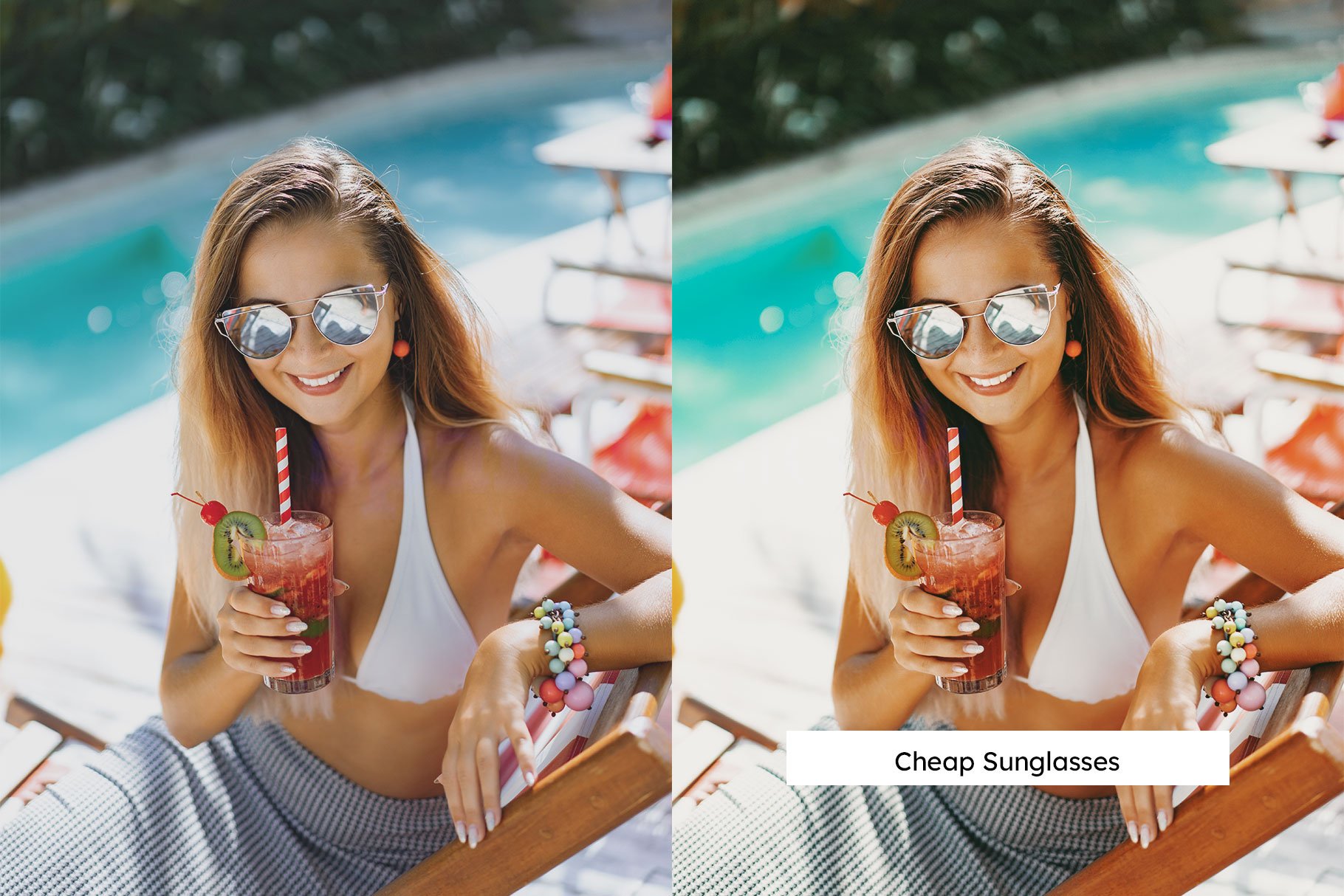 20 Pool Party Lightroom Presets LUTspreview image.