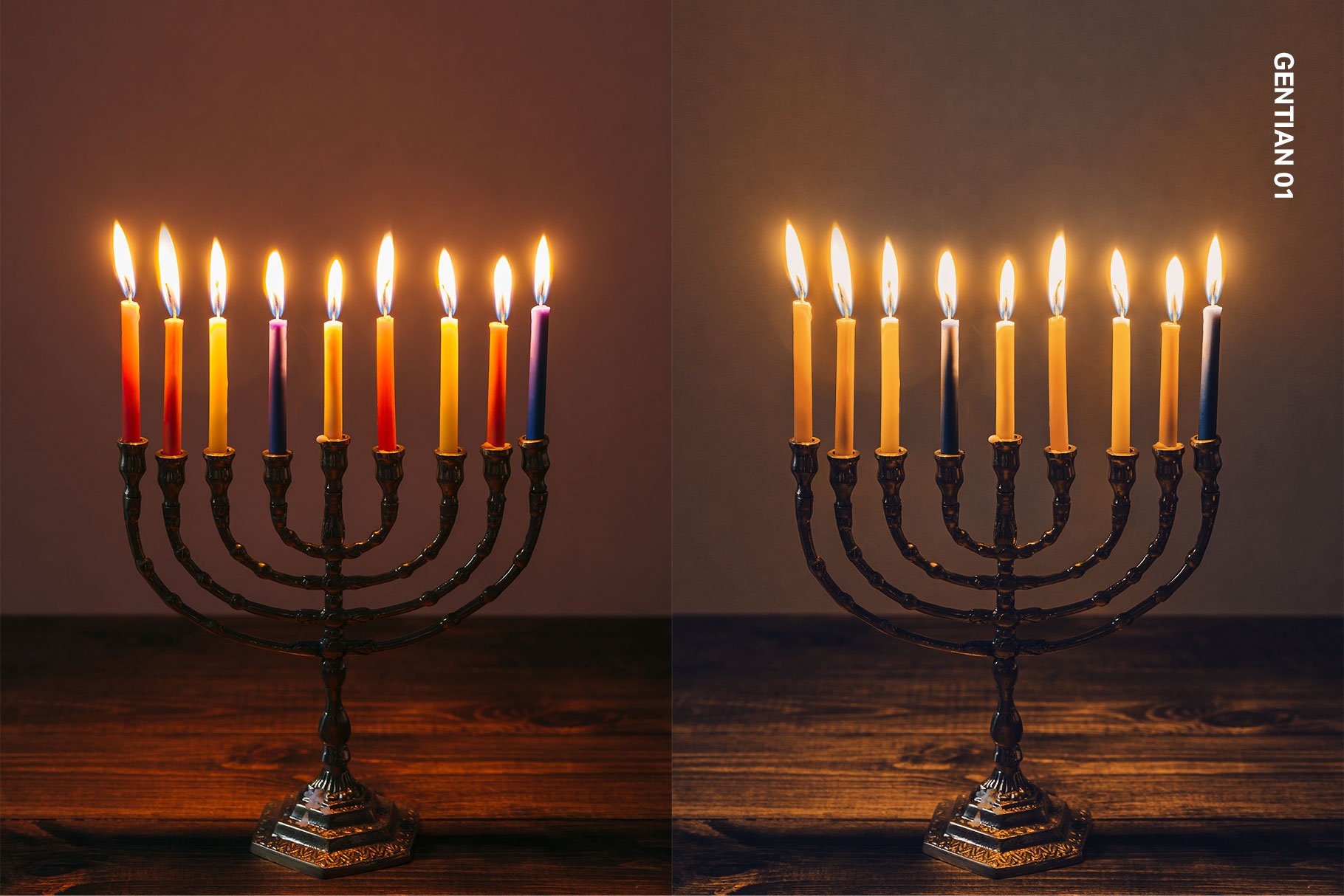 25 Hanukkah Lightroom Presets LUTspreview image.