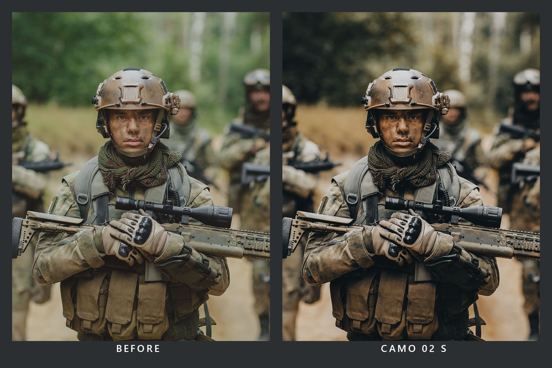 20 Military Lightroom Presets & LUTspreview image.