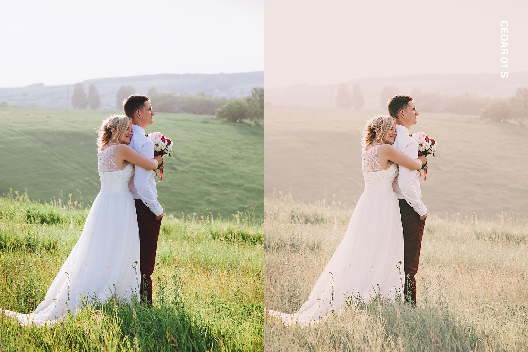 Airy Wedding Lightroom Presets LUTspreview image.