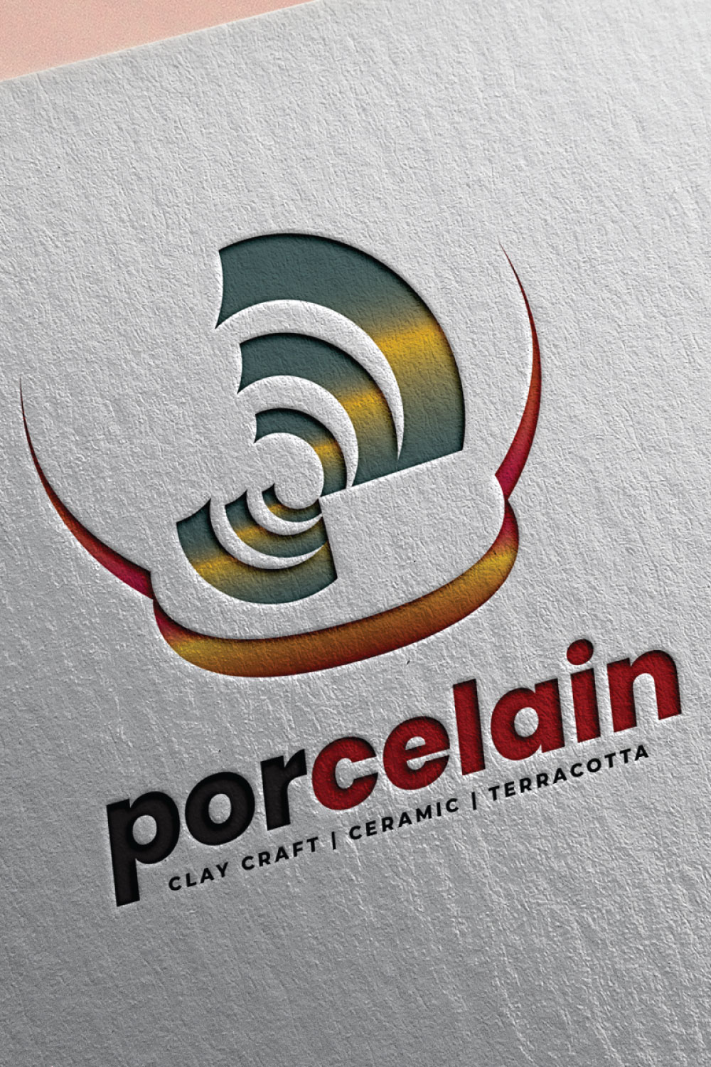 Clay Craft Terracotta and Ceramic Porcelain Logo pinterest preview image.