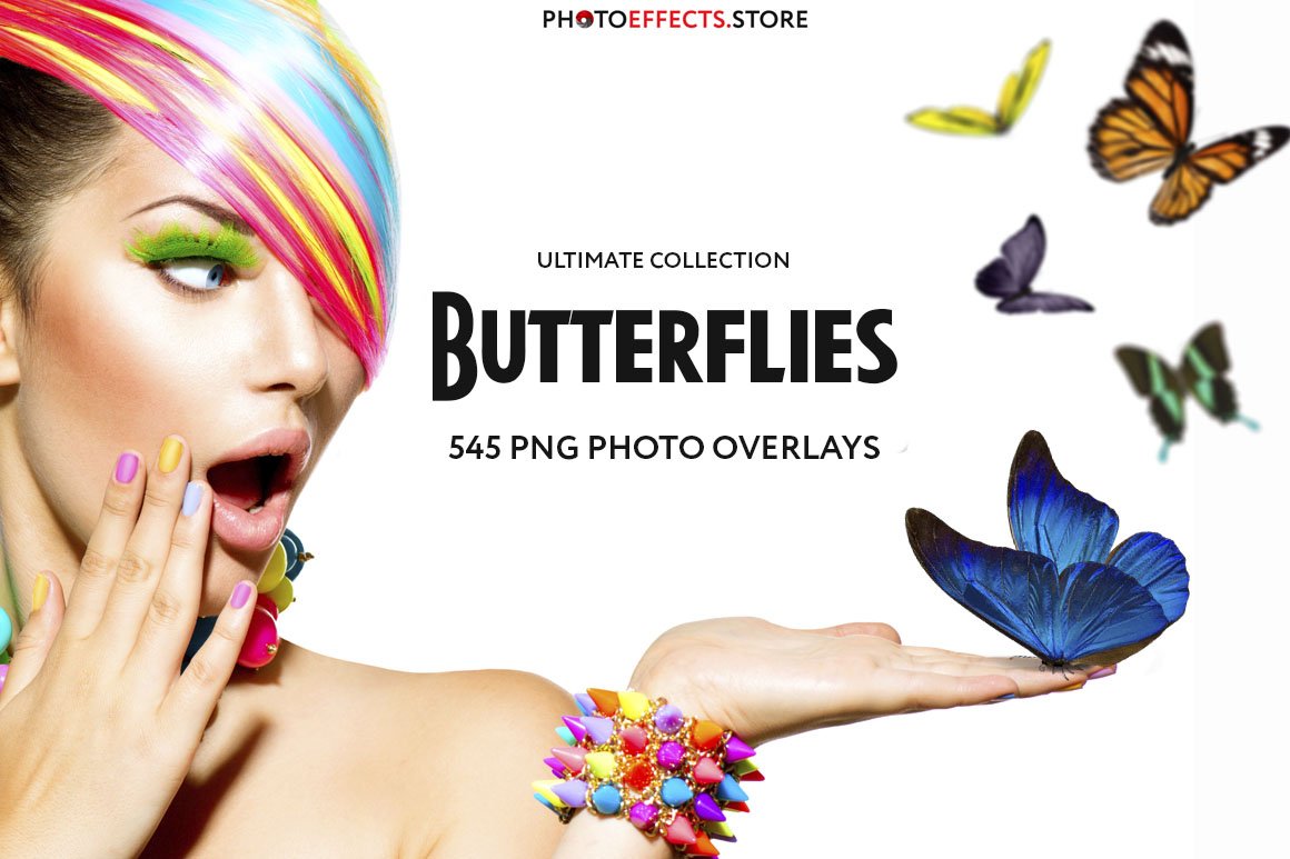 545+ Butterfly Photo Overlays 2.0cover image.