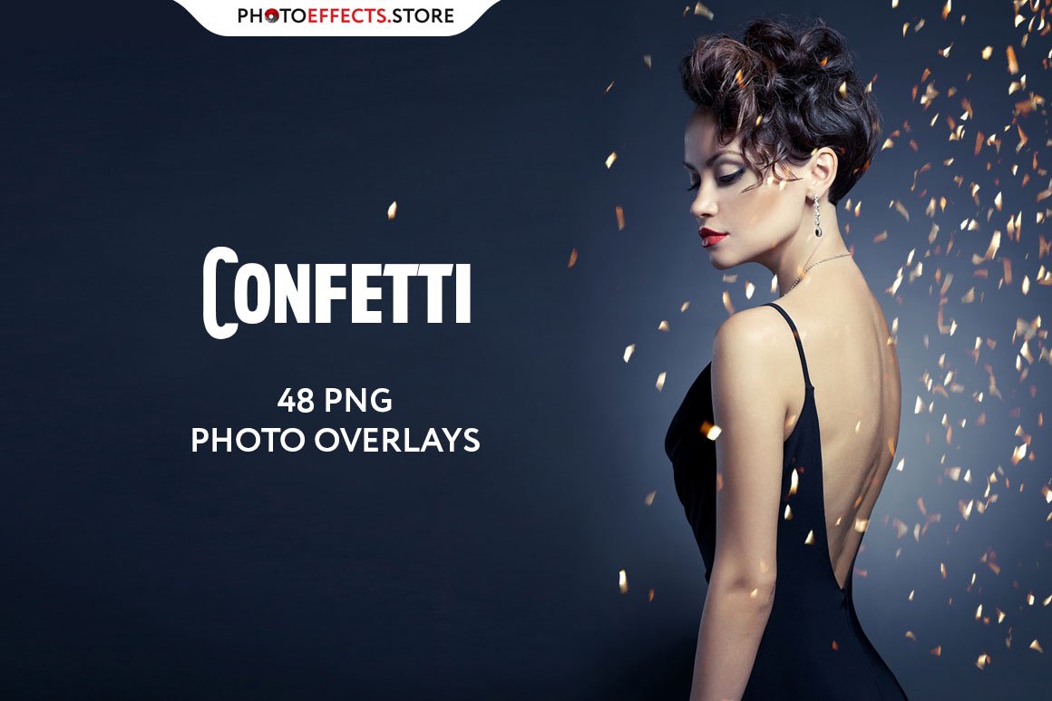48+ Confetti Photo Overlayscover image.