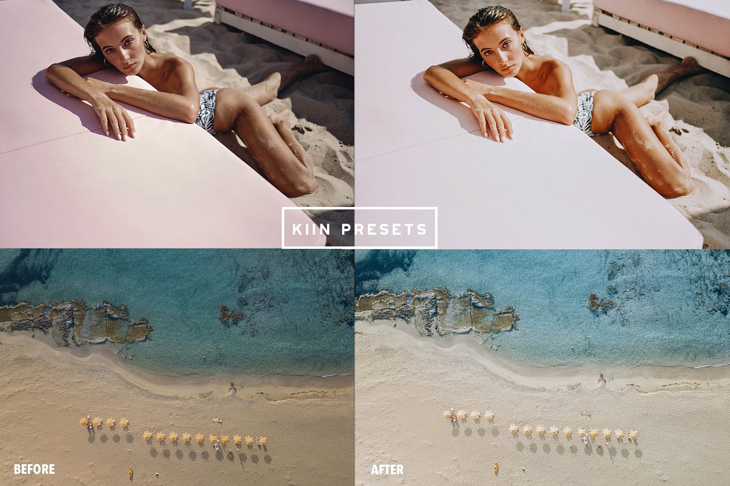 03kiin lightroom presets beach presets summer filter summer presets beach filter influencer presets natural presets warm presets 324