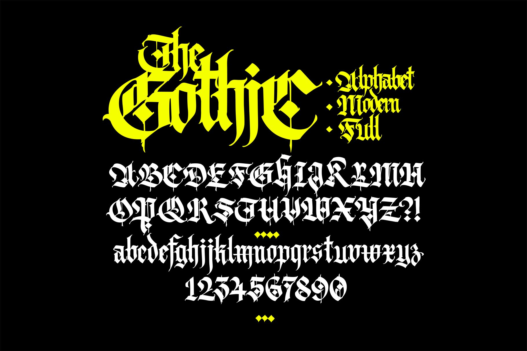 Gothic font 010 cover image.