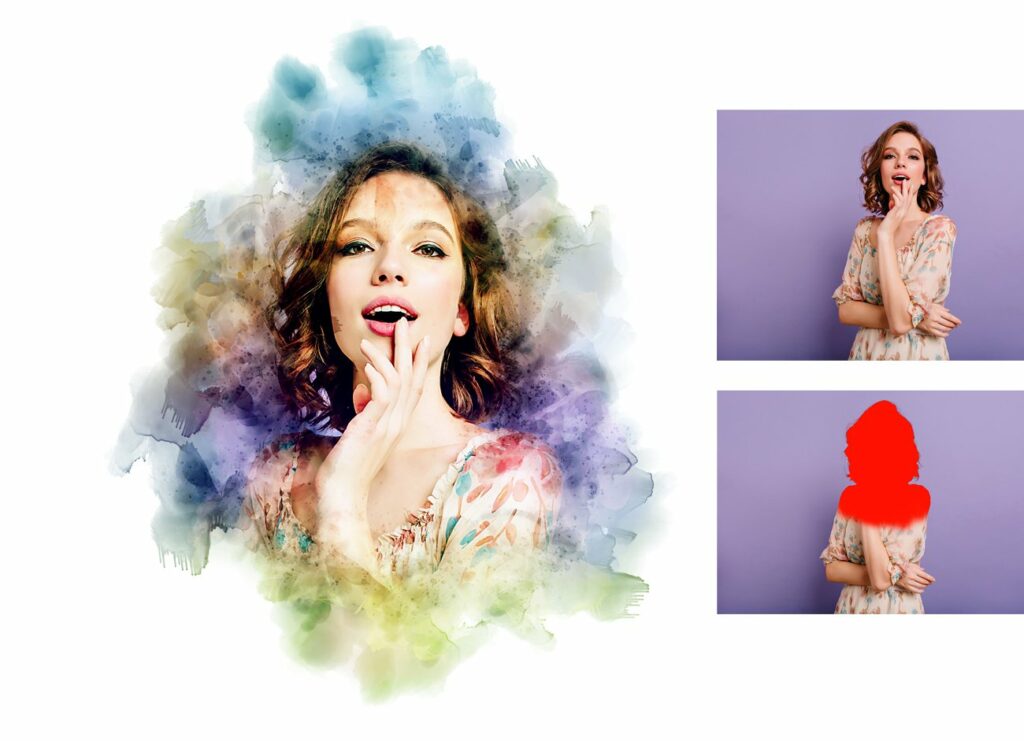 Watercolor Painting Action MasterBundles