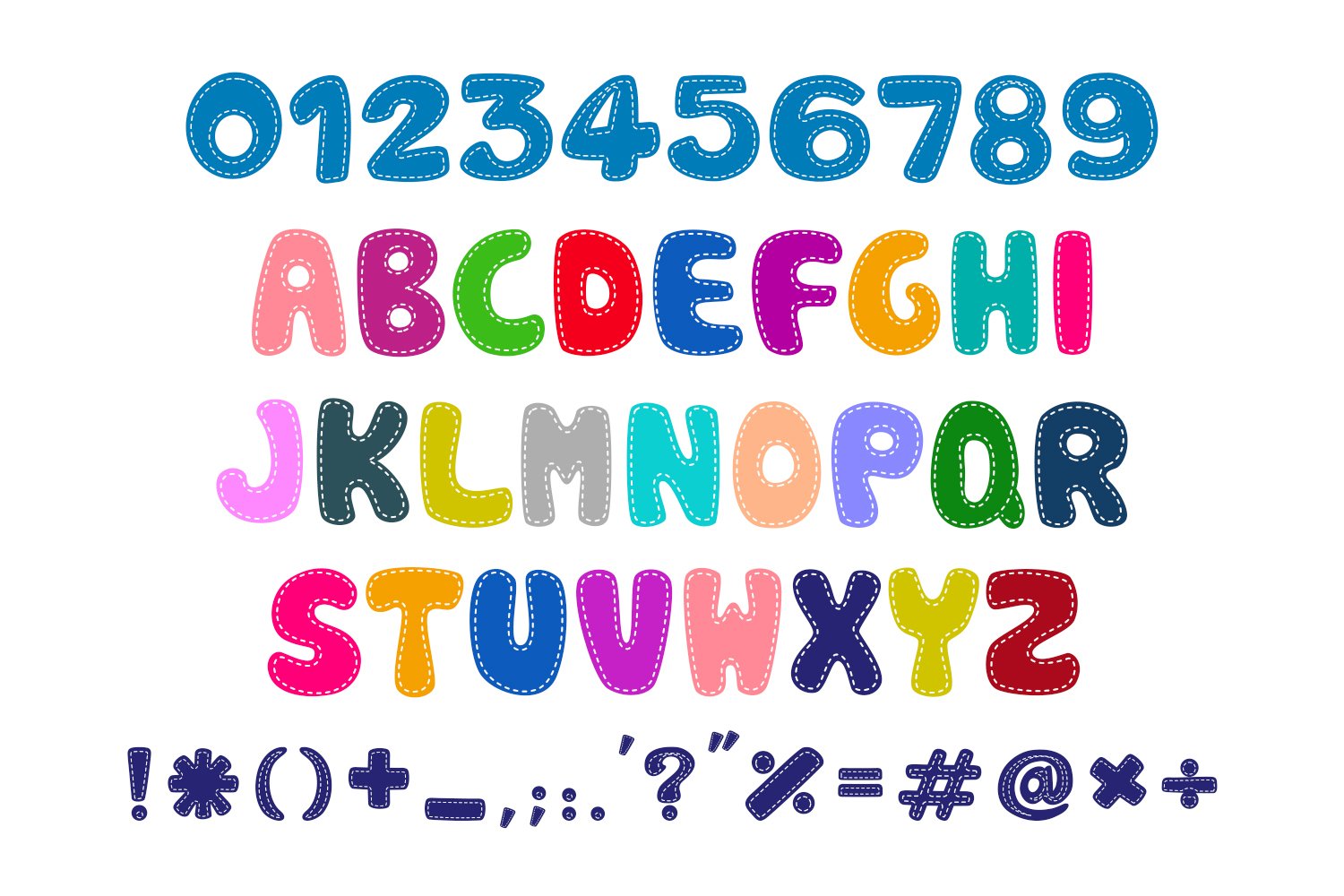 04 baby font 732