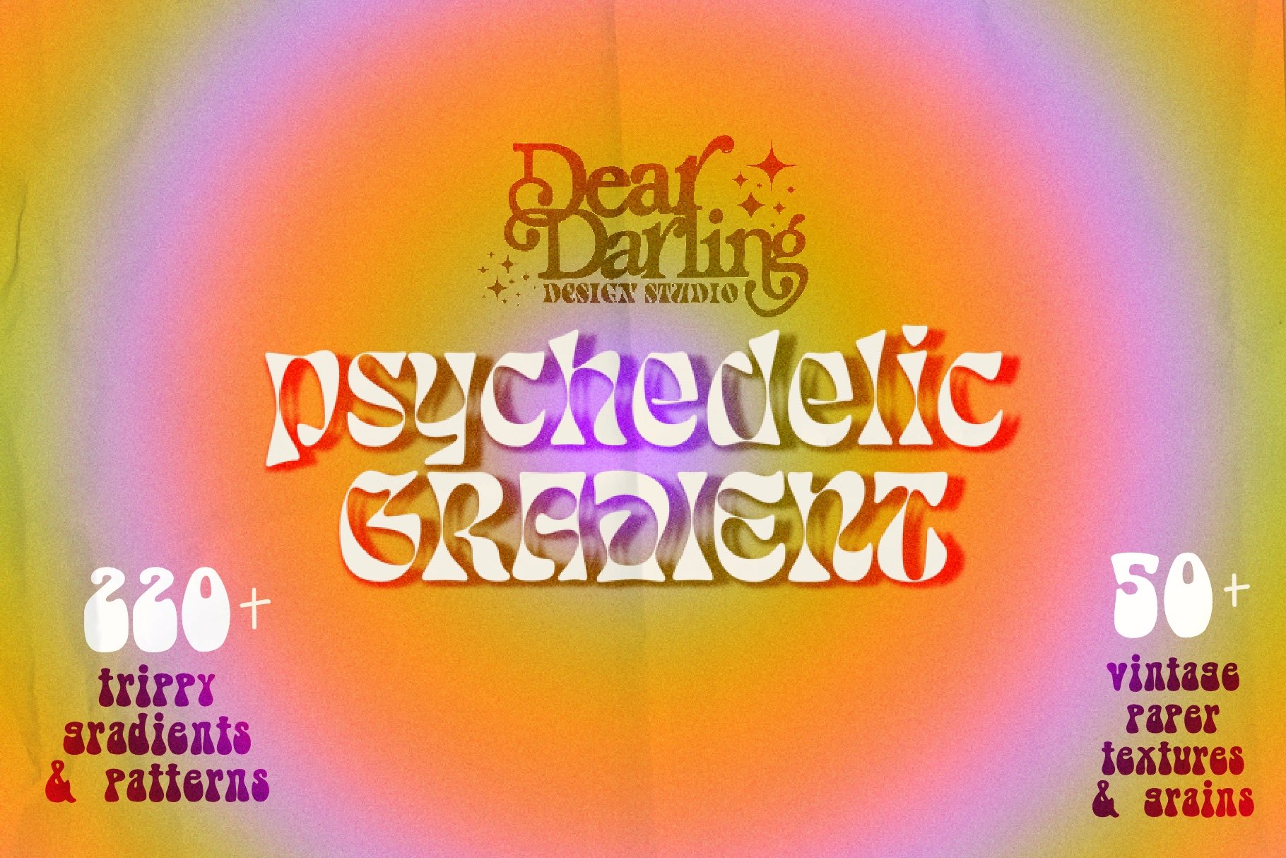 Psychedelic Gradient - 70s designcover image.