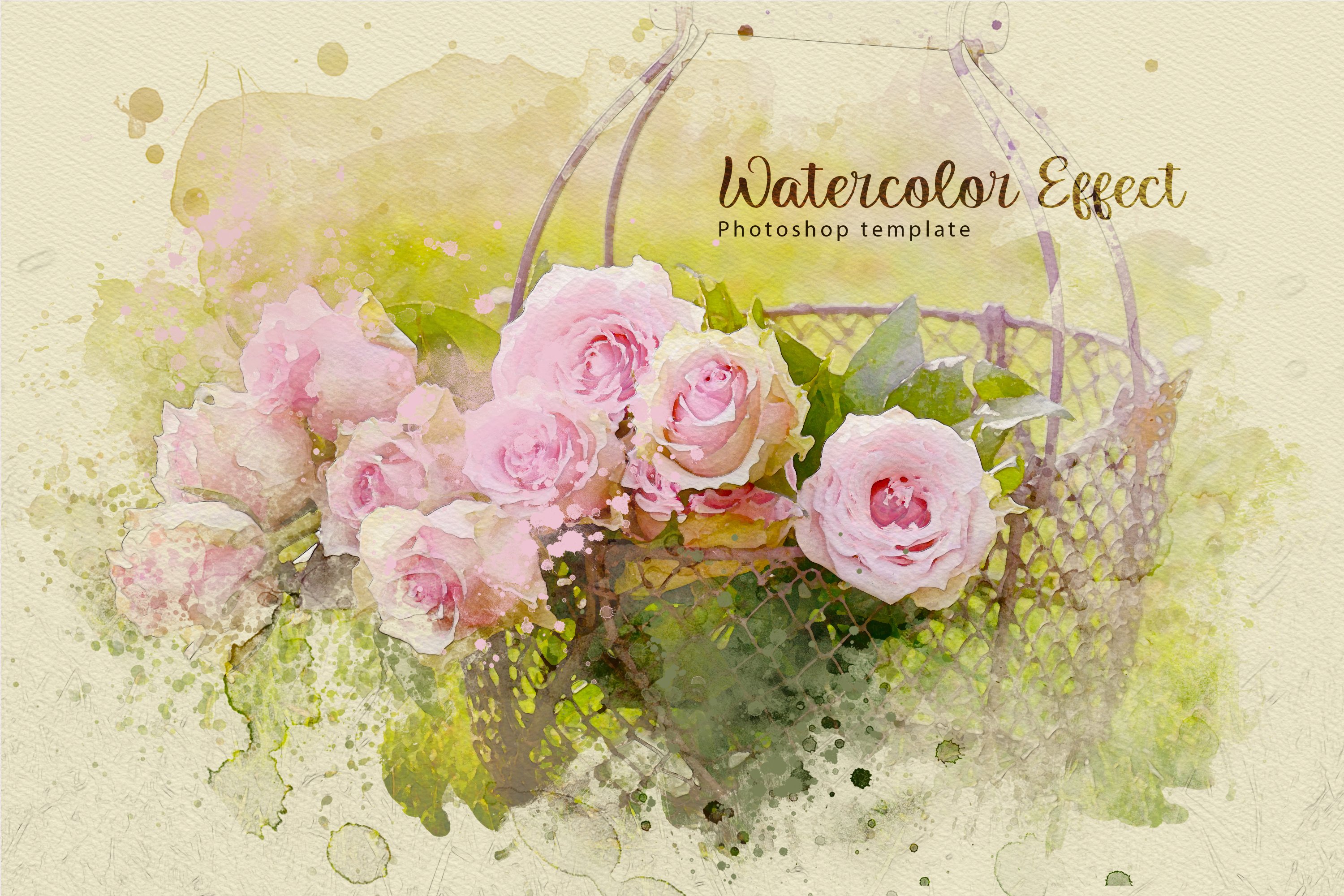 Realistic Watercolor Photo Effectcover image.