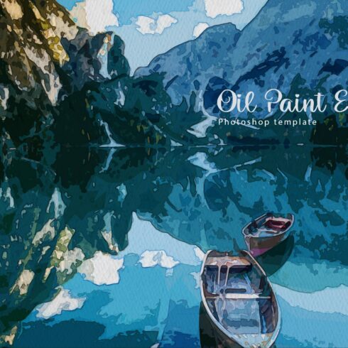 Realistic Oil Paint Photoshopcover image.