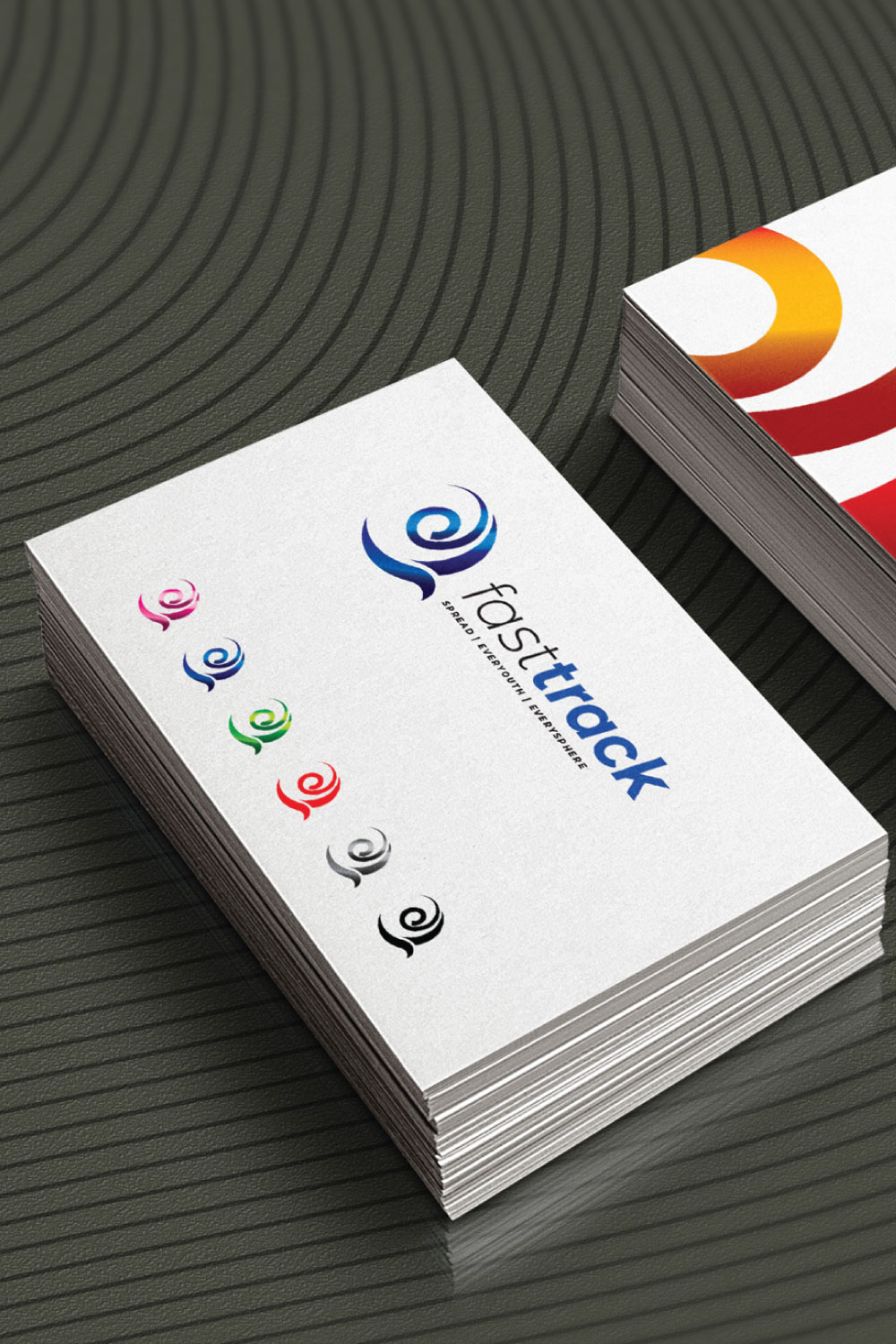 First Track - Corporate Business Identity Logo pinterest preview image.