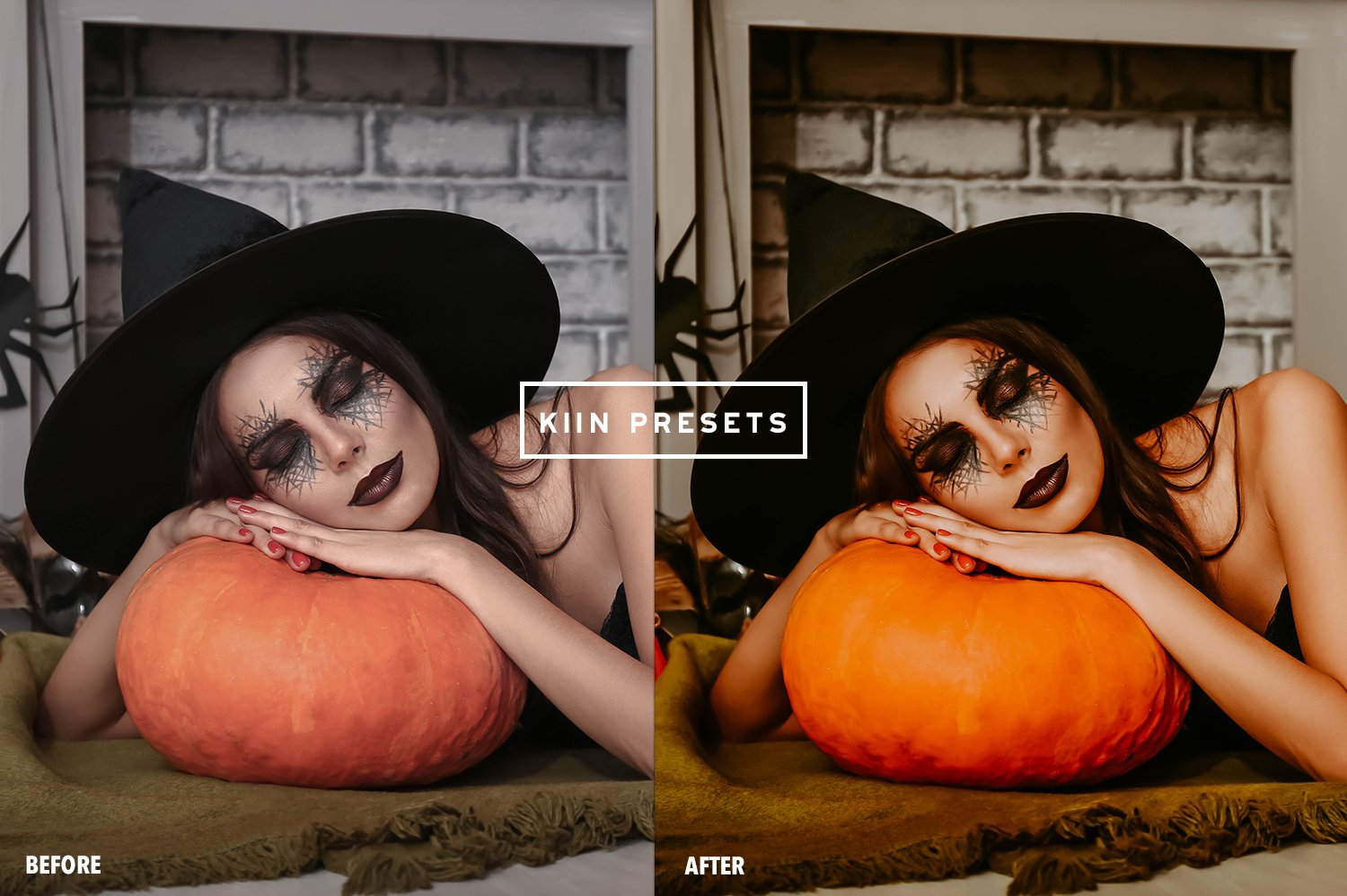 05kiin lightroom presets halloween presets halloween filter spooky presets orange black presets fall presets halloween 557