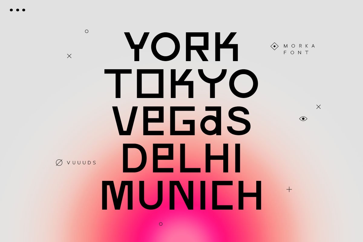 Morka Font preview image.