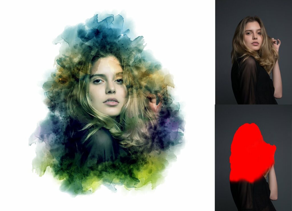 Watercolor Painting Photoshop Action – MasterBundles