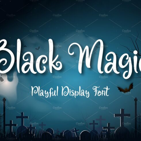 Black Magic - Playful Display Font cover image.