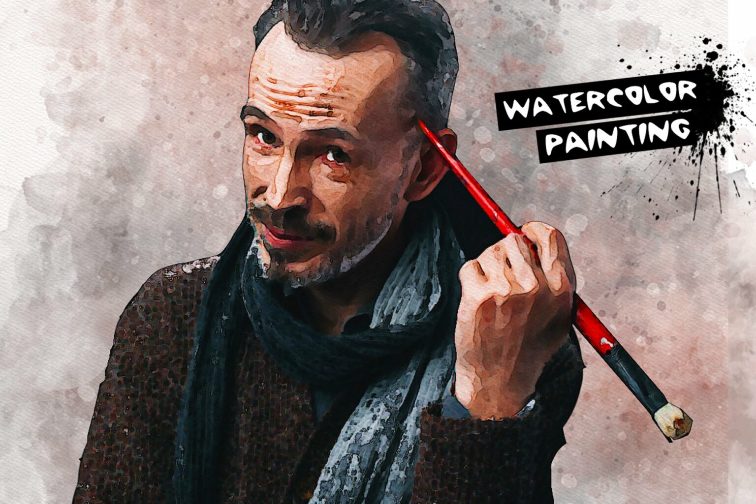 Watercolor Painting Effect MasterBundles