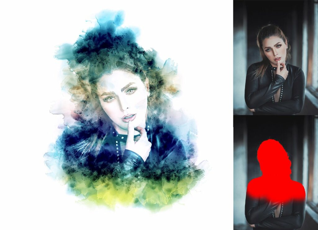 Watercolor Painting Photoshop Action – MasterBundles