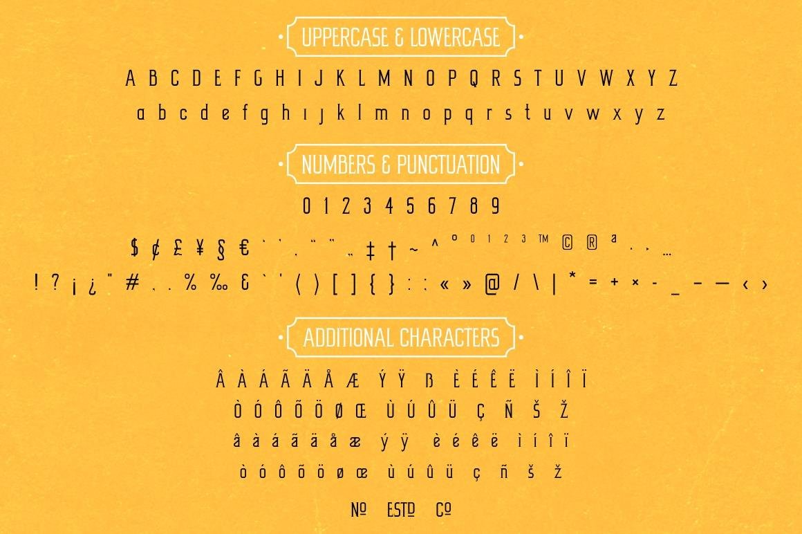 08 hempton font family trendy modern vintage typeface 668