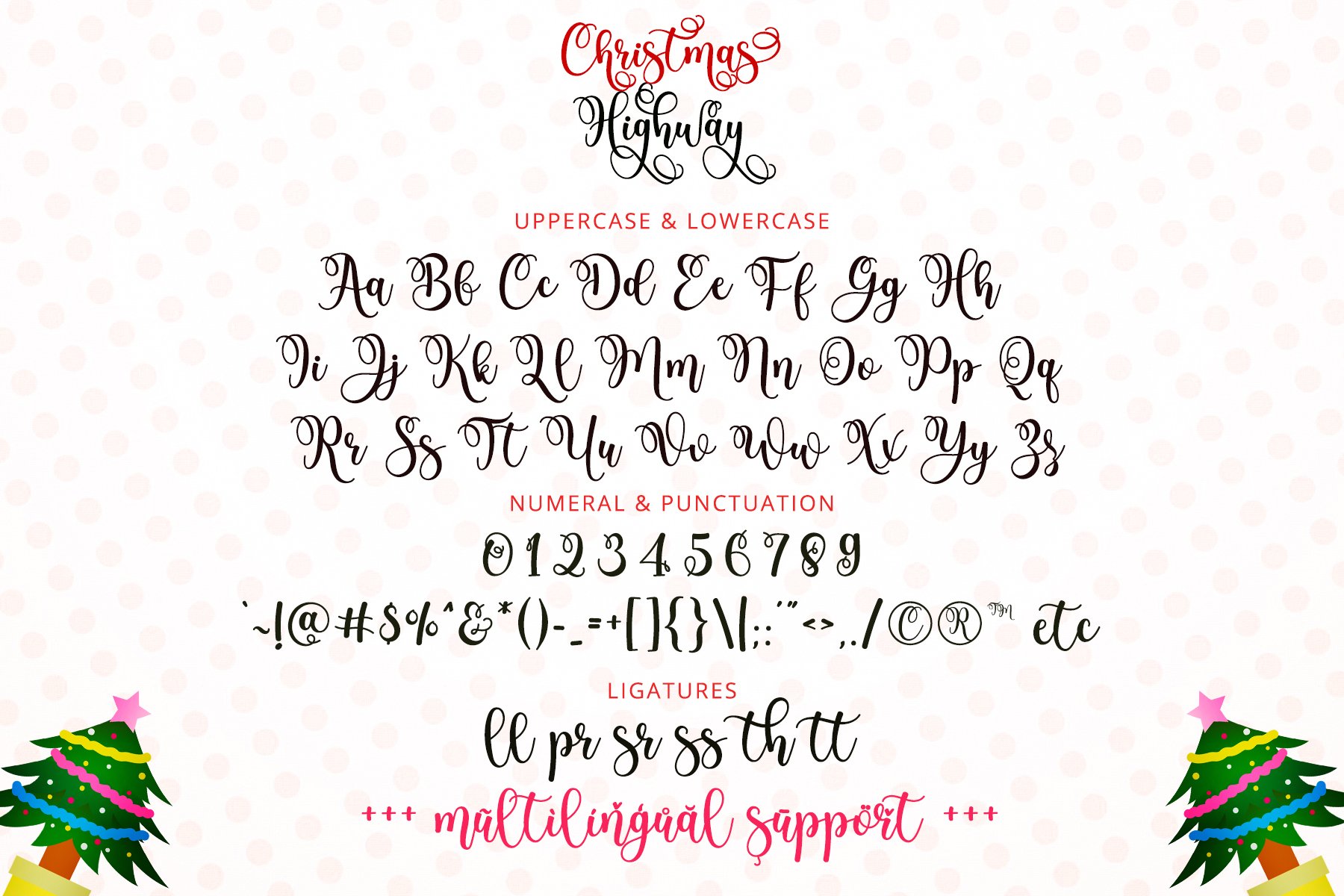 08 preview christmas highway swirly font script 880