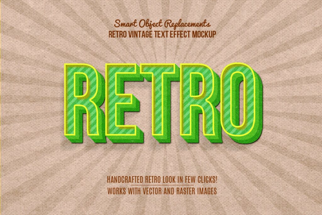 10 Retro Vintage Text Effect – MasterBundles