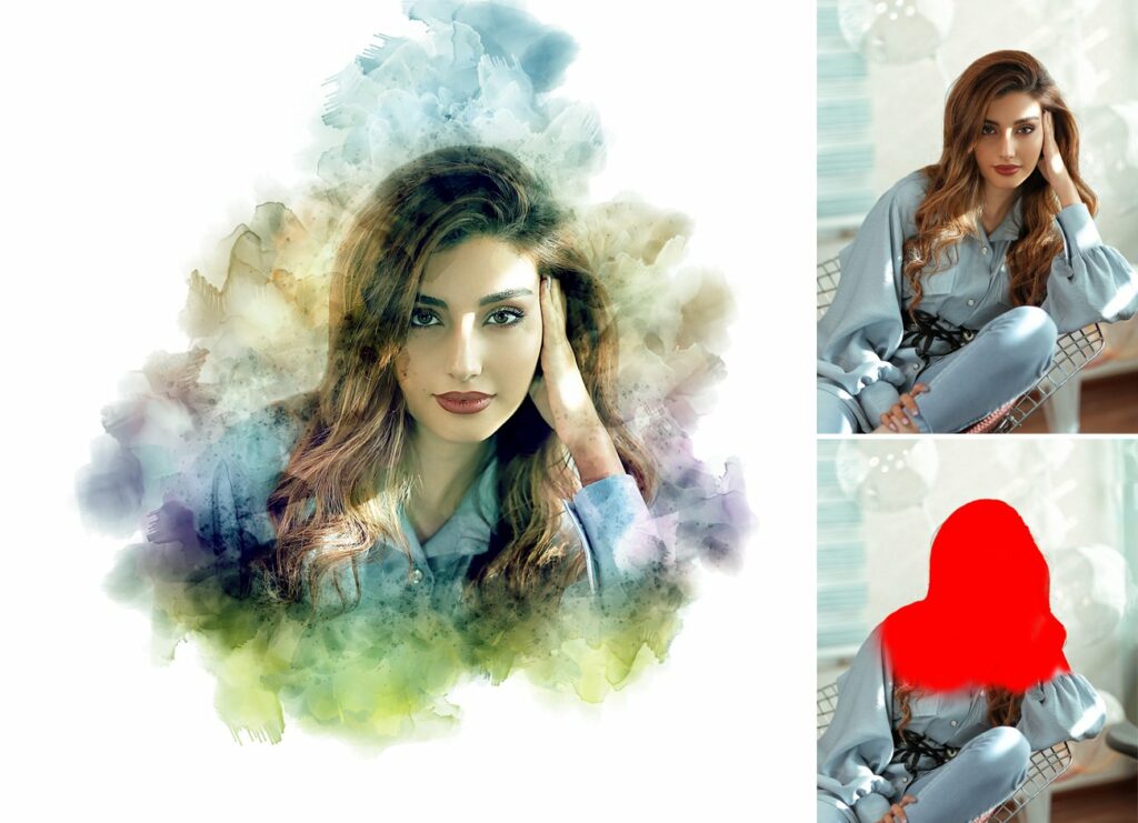 Watercolor Painting Photoshop Action – MasterBundles