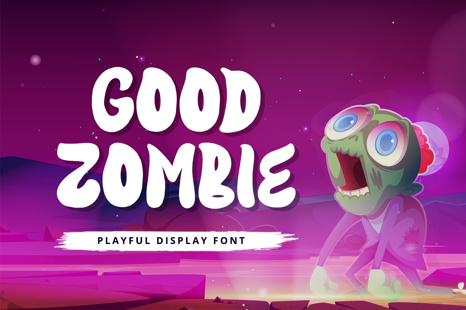 Good Zombie - Playful Display Font cover image.