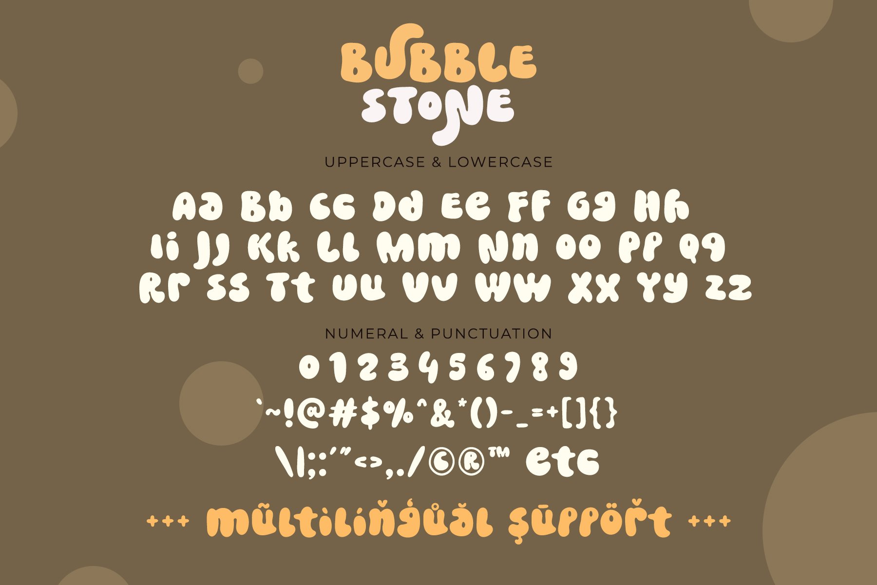 09 preview bubble stone fun cute retro font 390