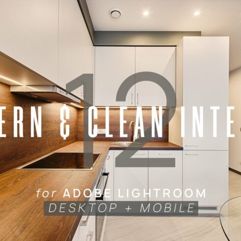 12 Modern Interior Presets + Mobilecover image.