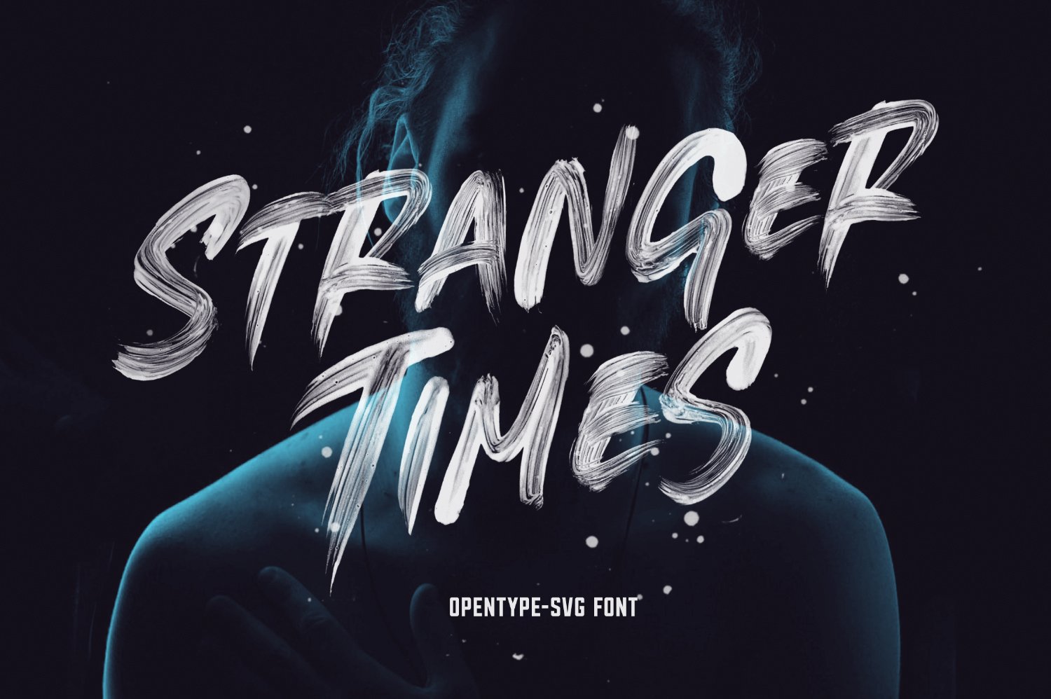 Stranger Times - OpenType SVG Font cover image.