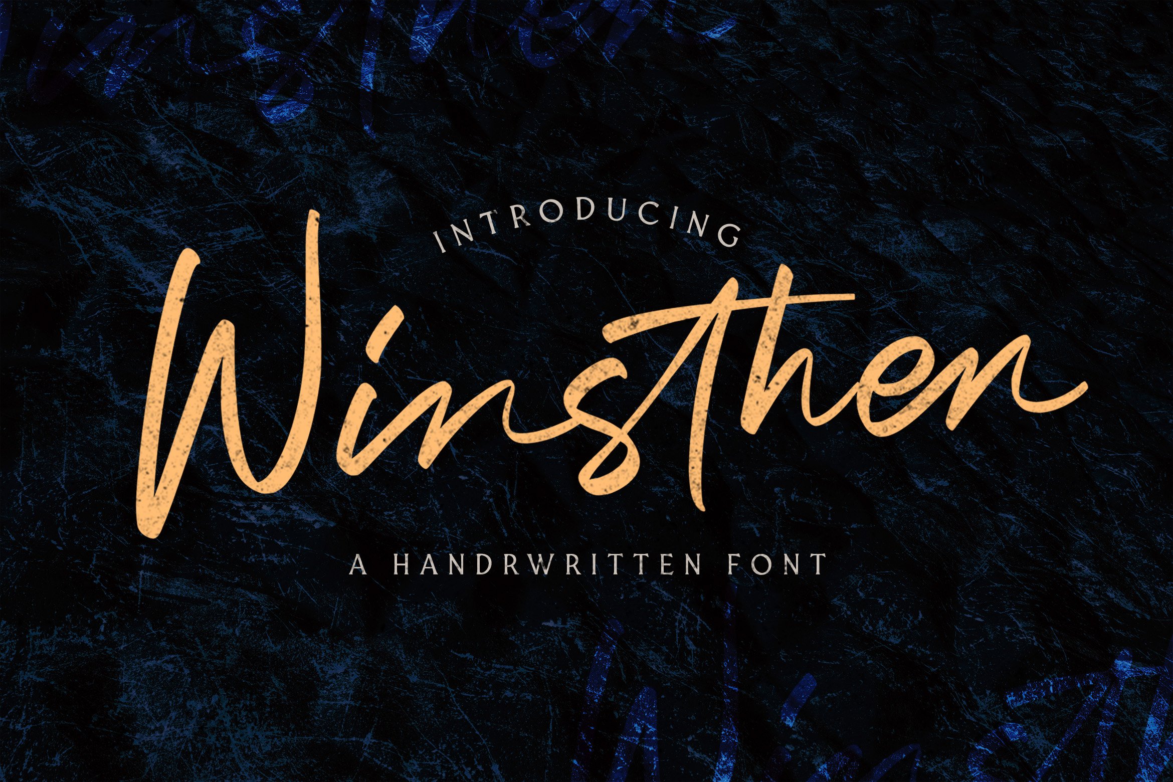 Winsthen - Handwritten Font cover image.