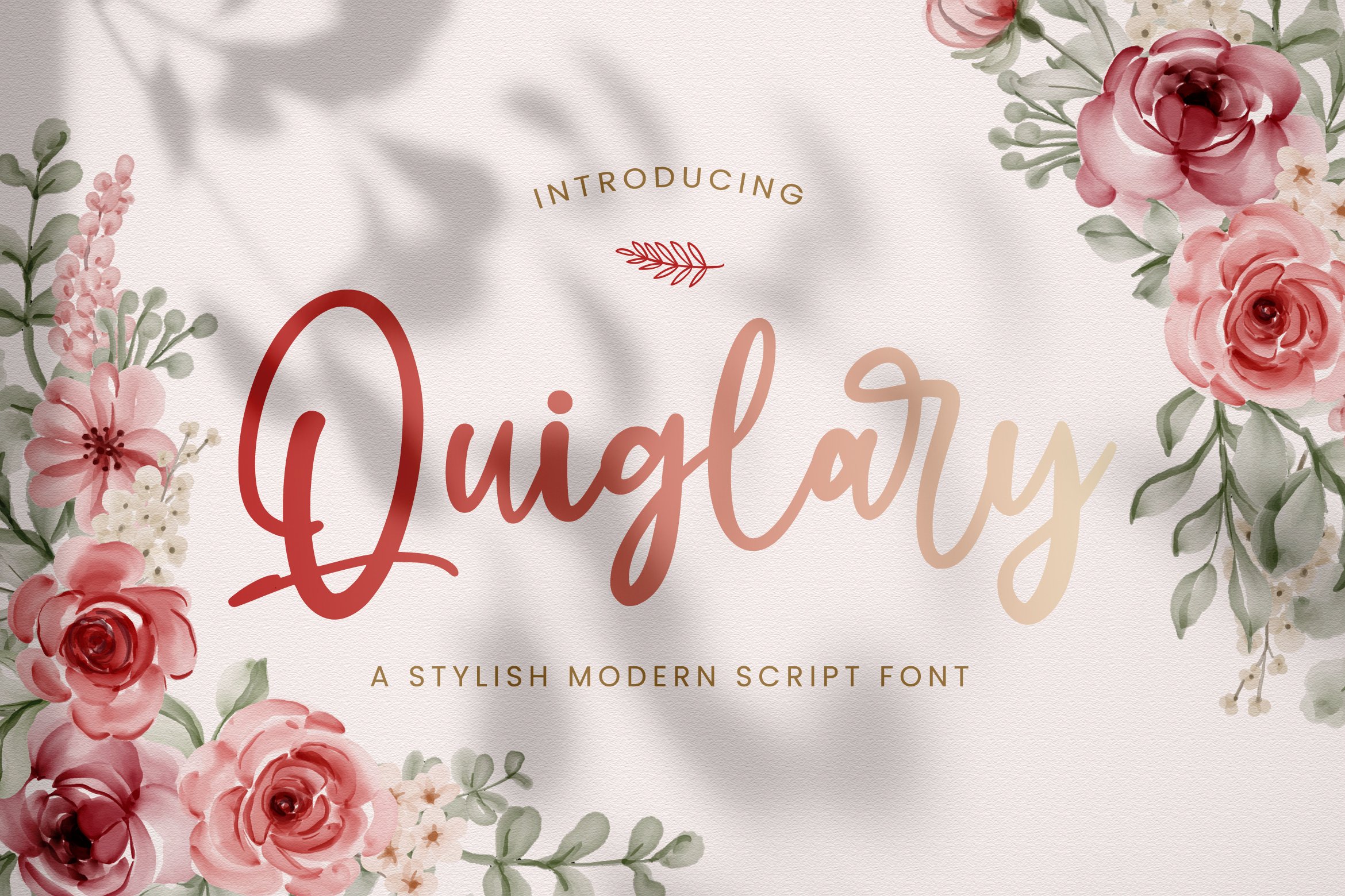 Quiglary - Handwritten Font cover image.