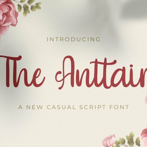 The Anttair - Handwritten Font cover image.