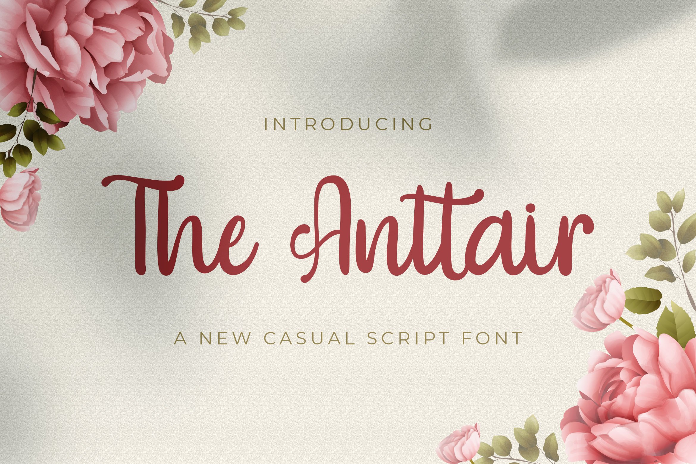 The Anttair - Handwritten Font cover image.