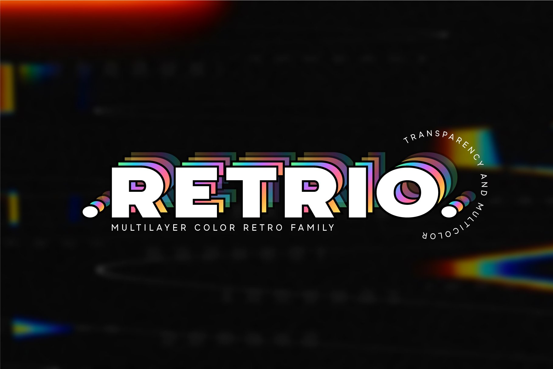 Retrio. OTF-SVG Color Family cover image.