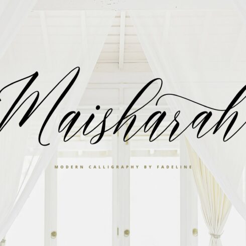 Maisharah Modern Calligraphy cover image.
