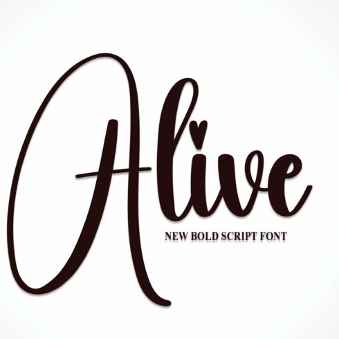 Alive | Script Font cover image.