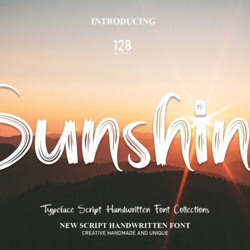 Sunshine | Script Font cover image.